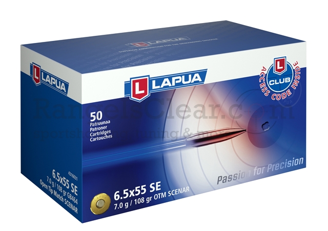 Lapua 6,5x55 OTM SCENAR 108grs #GB464