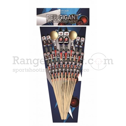 Pyrotrade Gigant - 35 teiliges Raketen Sortiment Pyrotrade Gigant - 35 teiliges Raketen Sortiment