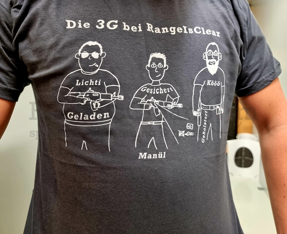 RangeIsClear T-Shirt - "3G bei RIC" - Gr. 3XL