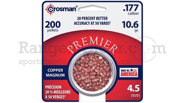 Crosman Copper Magnum Domed 4,5mm 10,6 grs 200rds