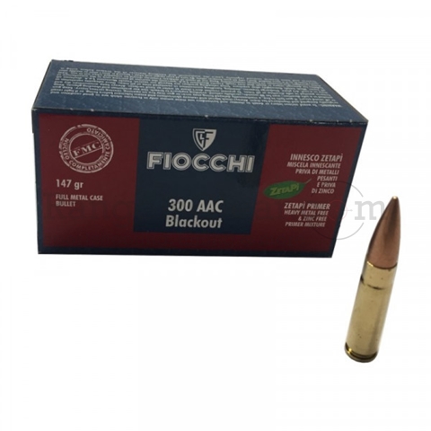 Fiocchi .300 AAC FMJ 147grain - 50 Schuss