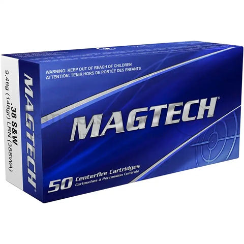 Magtech .38 S&W LRN 146grs 50 Schuss