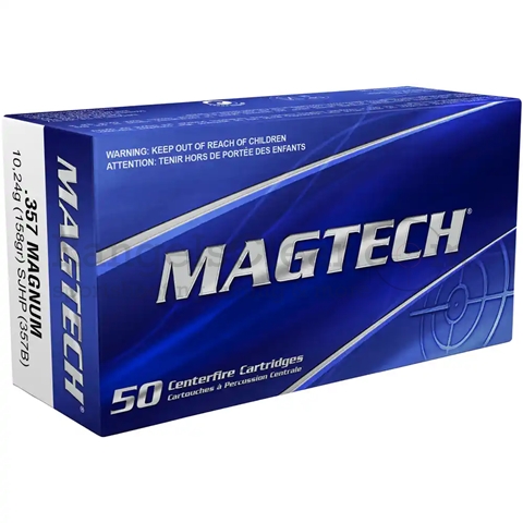 Magtech .357 Mag. SJHP 158grs 50 Schuss