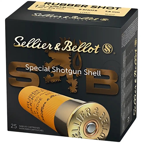 S&B Rubber Shot 9 Shots 7,5mm 12/67,5 - 25 Schuss