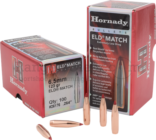 Hornady Bullets ELD Match 6,5mm .264 147 grs