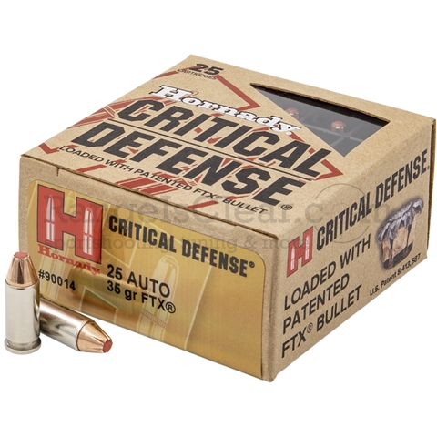 Hornady Critical Defense .25 Auto 35 grs