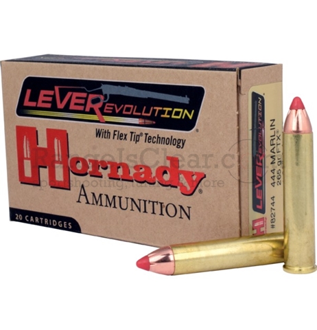 Hornady 444 Marlin 265 grs FTX Leverevolution