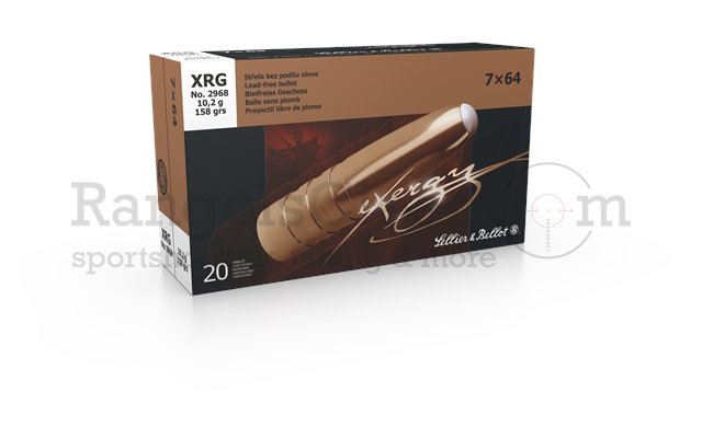 S&B 7x64 Exergy XRG 158grs 20 Schuss