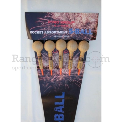 Pyrotrade Rocket Assortment 5-Ball Pyrotrade Rocket Assortment 5-Ball