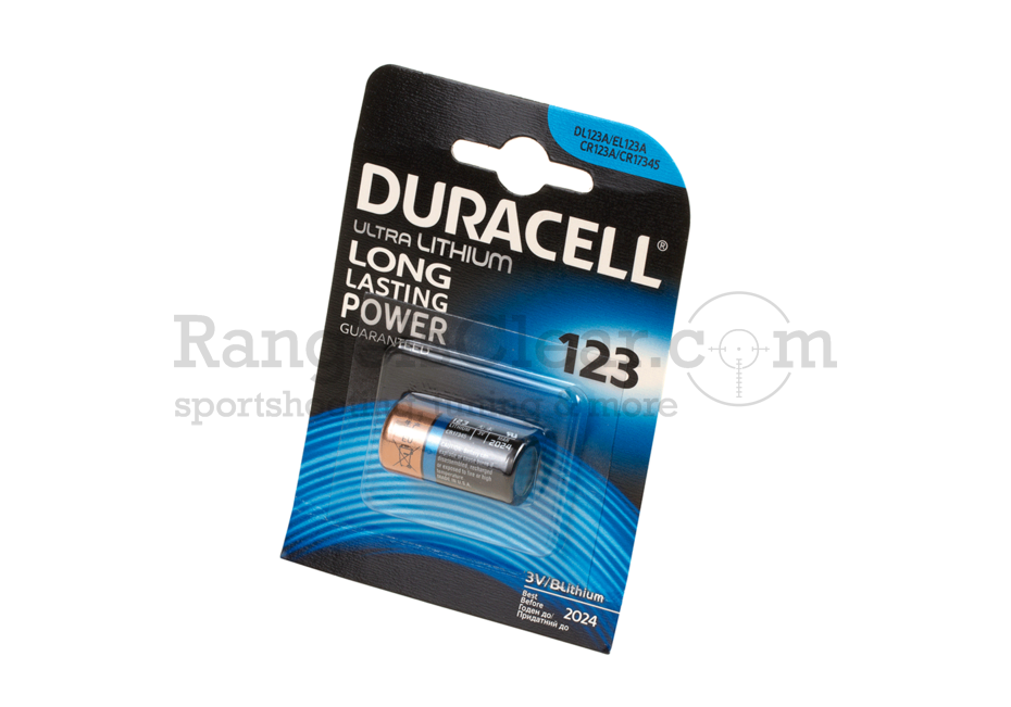 Duracell Ultra Lithium CR123 3V - 1 Stk. Duracell Ultra Lithium CR123 3V - 1 Stk.