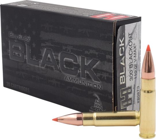 Hornady Black .300 Blackout 110grs V-Max