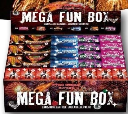 Pyrotrade MEGA Fun Box - 133 Packungen