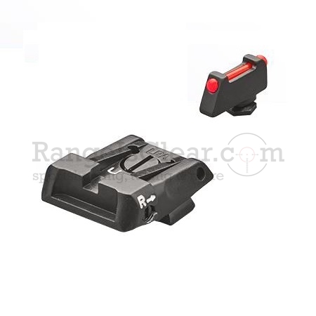 LPA Sights SPS Carry Black / Fiber Glock 17-35