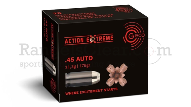 Geco Action Extreme .45 ACP 11,3g / 175grs 20 Stk.