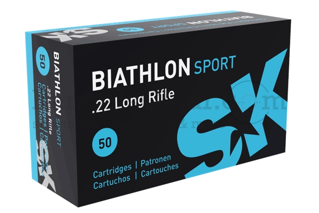 SK Biathlon Sport .22lr 40 grs 50 Schuss