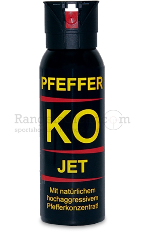 Ballistol Pfeffer-KO JET 100ml mit Behördenkappe Ballistol Pfeffer-KO JET 100ml mit Behördenkappe