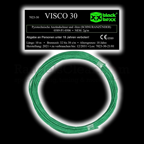 BlackBoxx Visco Anzündschnur grün 30 s/m 10m