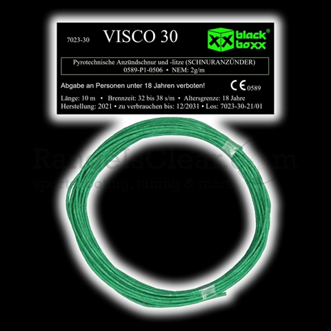 BlackBoxx Visco Anzündschnur grün 30 s/m 10m BlackBoxx Visco Anzündschnur grün 30 s/m 10m