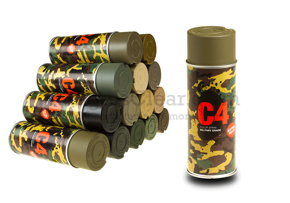 C4 Mil Grade Color Spray RAL 6040