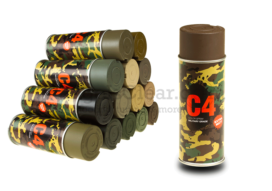 C4 Mil Grade Color Spray RAL 8027