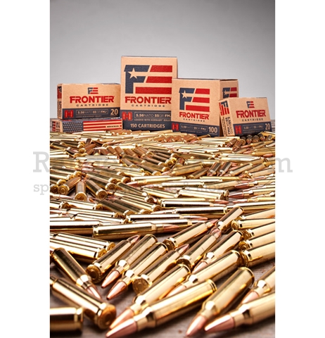 Hornady Frontier .223 Rem 55grs FMJ - 20 rds Hornady Frontier .223 Rem 55grs FMJ - 20 rds