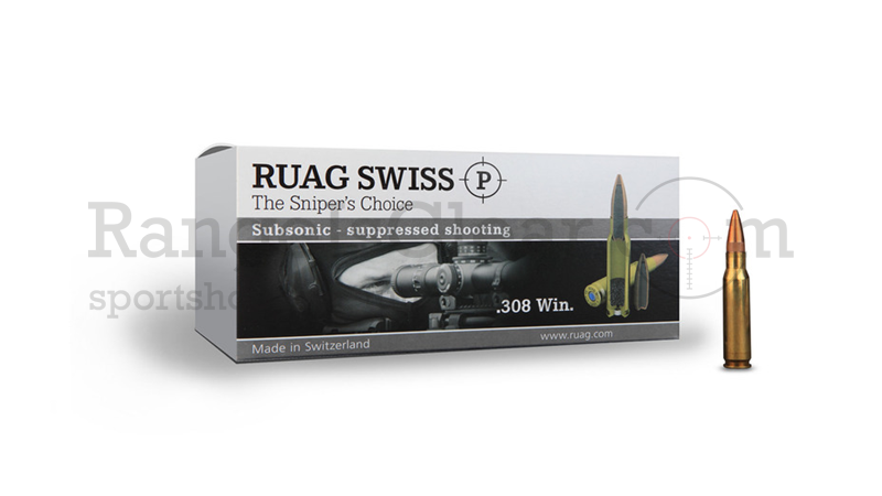 RUAGSwiss P .308Win 200grs HPBT Subsonic 10 Schuss