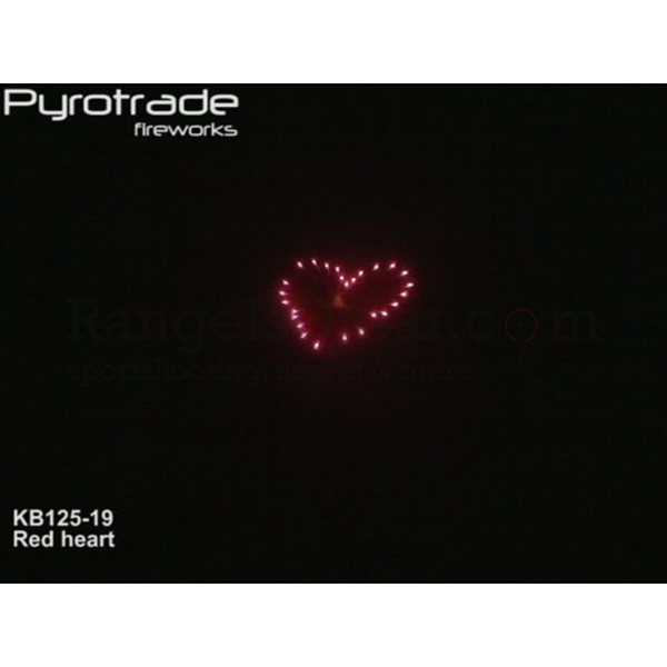 Pyrotrade Red Heart - 5"