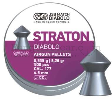 JSB Diabolo Straton 4,5mm 500 Schuss Spitzkugel