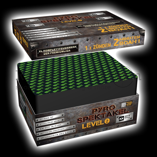 Blackboxx Pyro-Spektakel Level 2 - 127 Schuss