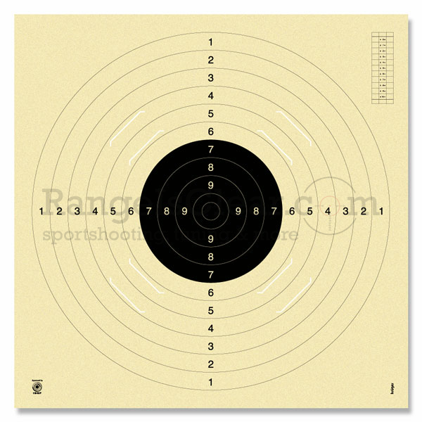 Krüger Pistolen Scheibe 25/50m & Gewehr 100m