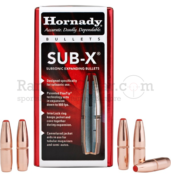 Hornady Bullets Sub-X .30 Cal. 190grs
