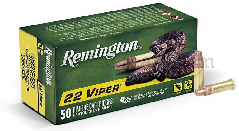 Remington Viper HyperVelocity.22lr 36grsTCSB50Stk. Remington Viper HyperVelocity.22lr 36grsTCSB50Stk.