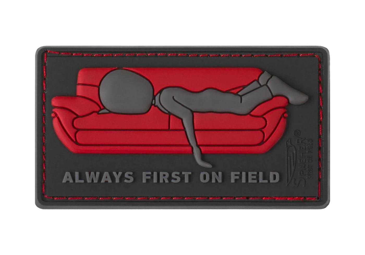JTG Always first on couch Rubber Patch