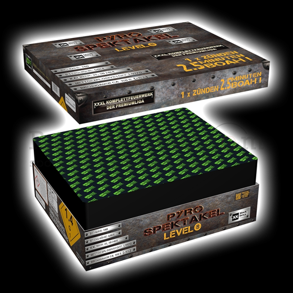 Blackboxx Pyro-Spektakel Level 8 - 140 Schuss  Blackboxx Pyro-Spektakel Level 8 - 140 Schuss