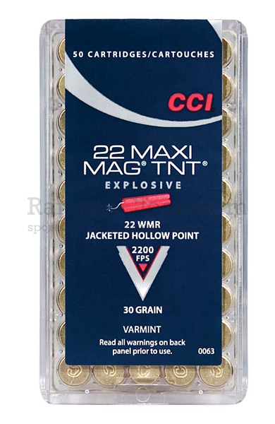CCI .22 WinMag TNT JHP 30 grain
