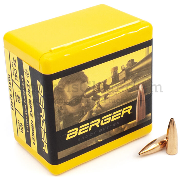 Berger Bullets FB Target 100stk. Kal.22(.224) 52gr