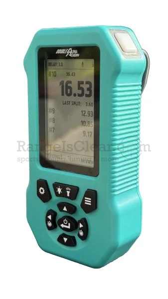 Double-Alpha Edge Shot Timer - Teal Double-Alpha Edge Shot Timer - Teal