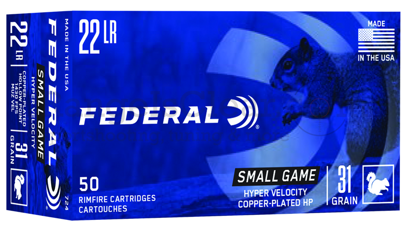 Federal .22lr Hyper Velocity 31grs