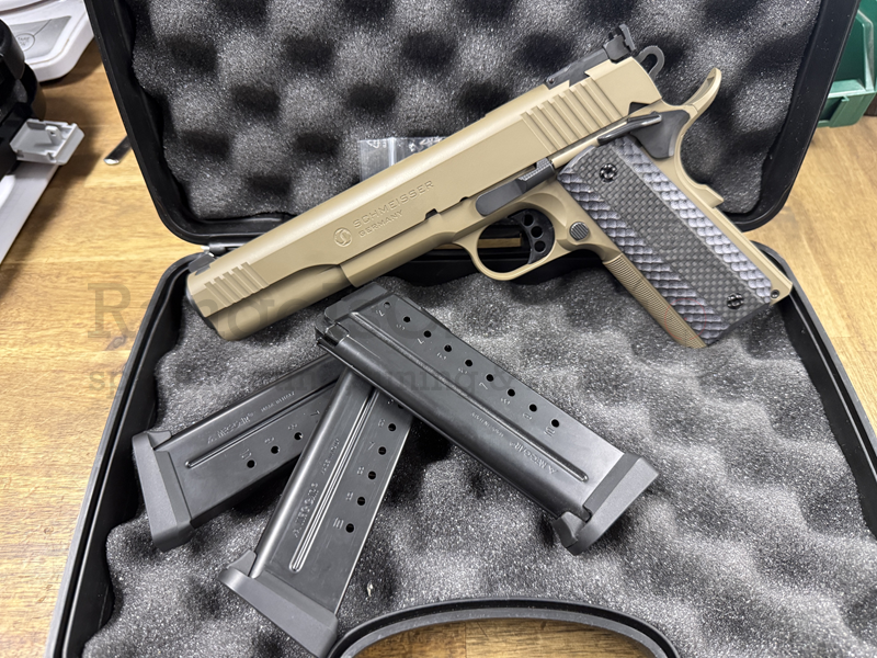 Schmeisser Hugo 1911-6" - SAND - 9x19 - NEUWERTIG Schmeisser Hugo 1911-6" - SAND - 9x19 - NEUWERTIG