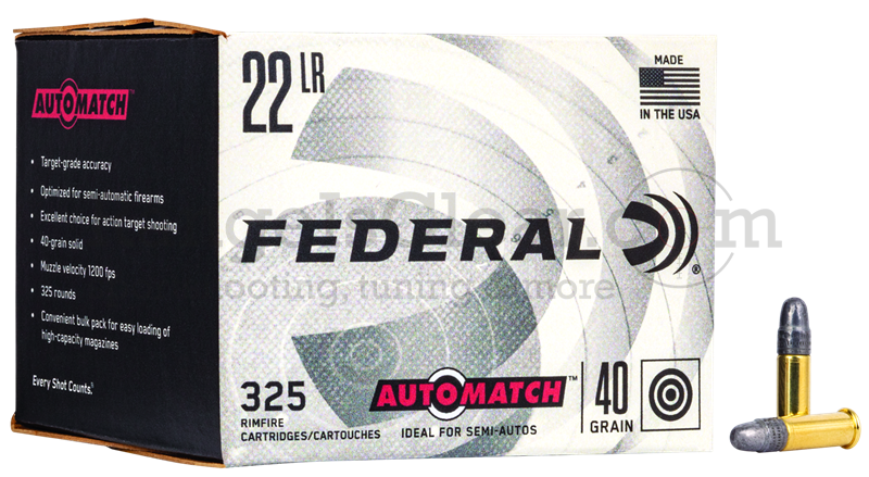 Federal Training Automatch .22lr LRN - 325 Schuss
